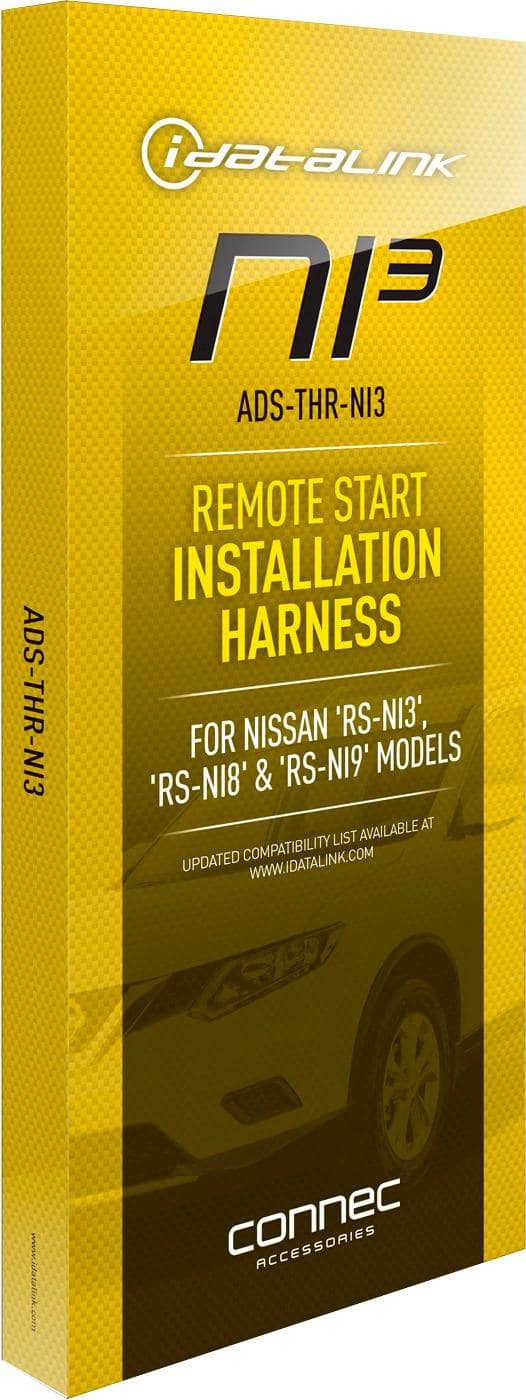 iDatalink - T-Harness for Select Nissan and Infiniti Vehicles - Black