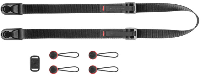Angle. Peak Design - Leash Camera Strap - Black.