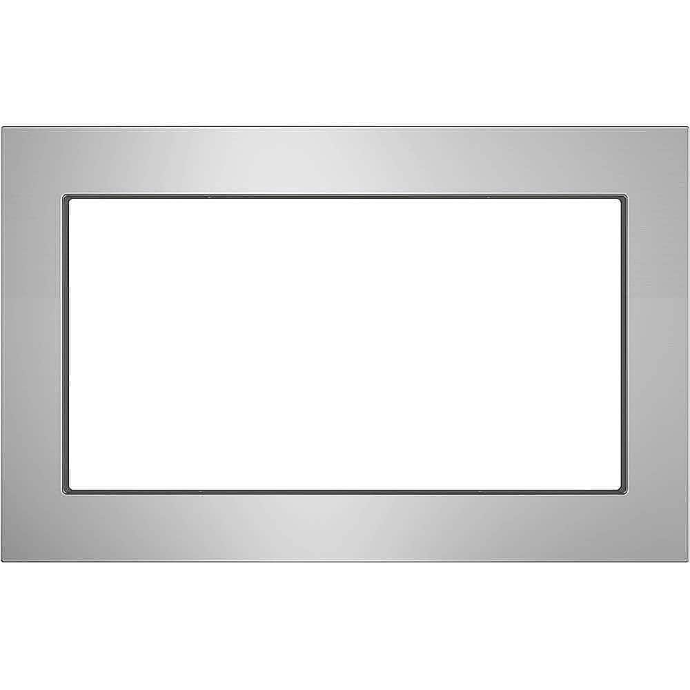 GE - 27" Built-In Microwave Trim Kit - Stainless Steel