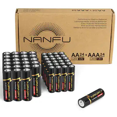 Nanfu - AA & AAA Batteries Combo Pack, 48 count