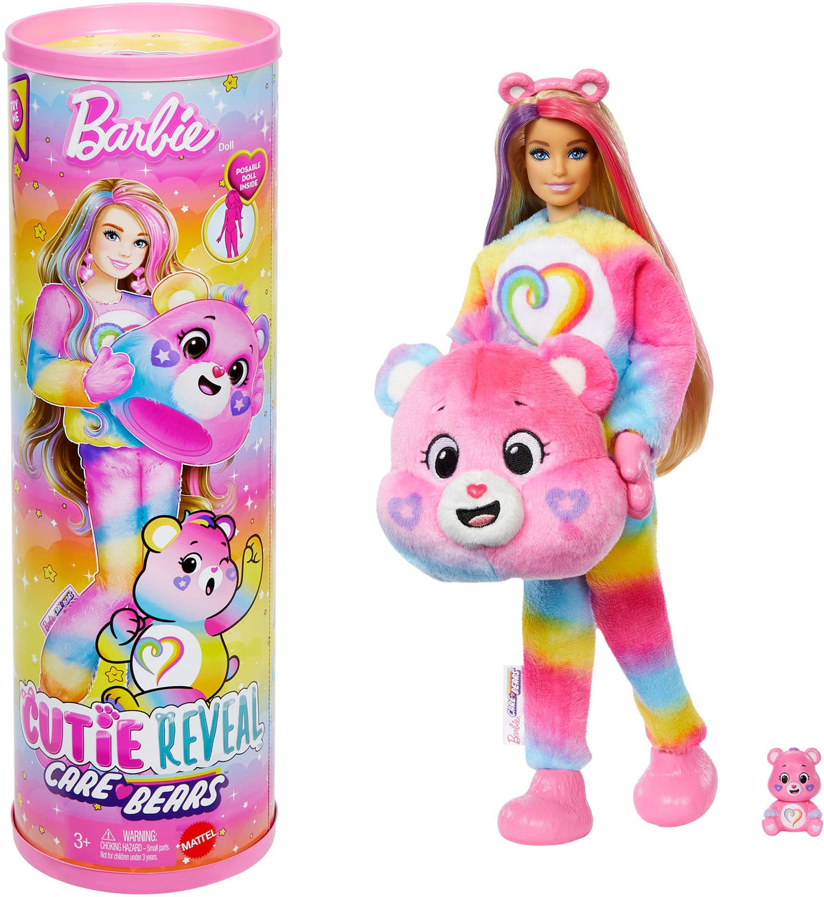 Barbie - Cutie Reveal Care Bear Series Togetherness Bear Doll