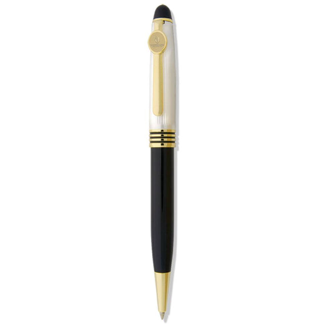 Front. Jardine - Black/Pearl Gardner-Webb Bulldogs Ball Point Pen - Black.
