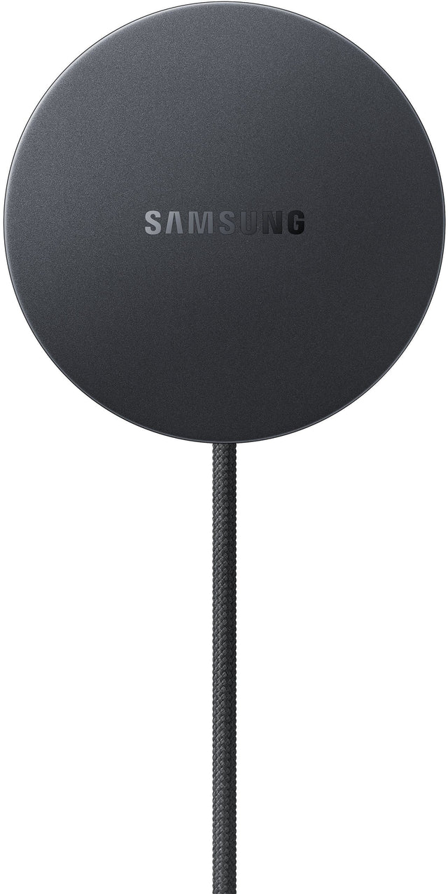 Front. Samsung - Magnet Wireless Charger - Dark Gray.