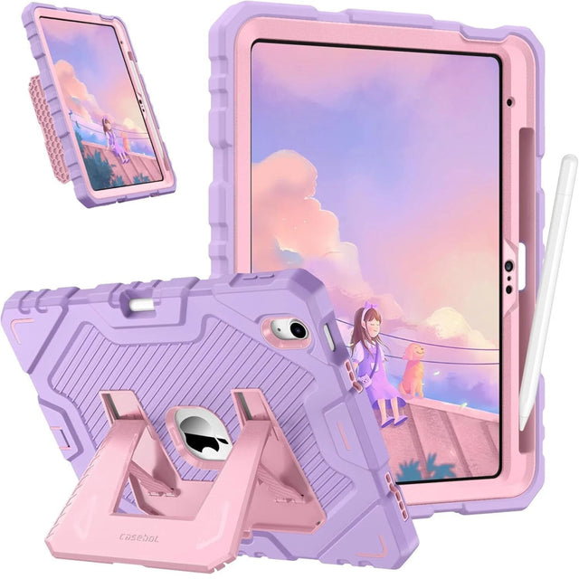 Front. Kitcheniva - Shockproof Kids Friendly Case For iPad A16 11th Gen 11 Inch 2025 And iPad 10th 10.9 Inch Purple - Purple.
