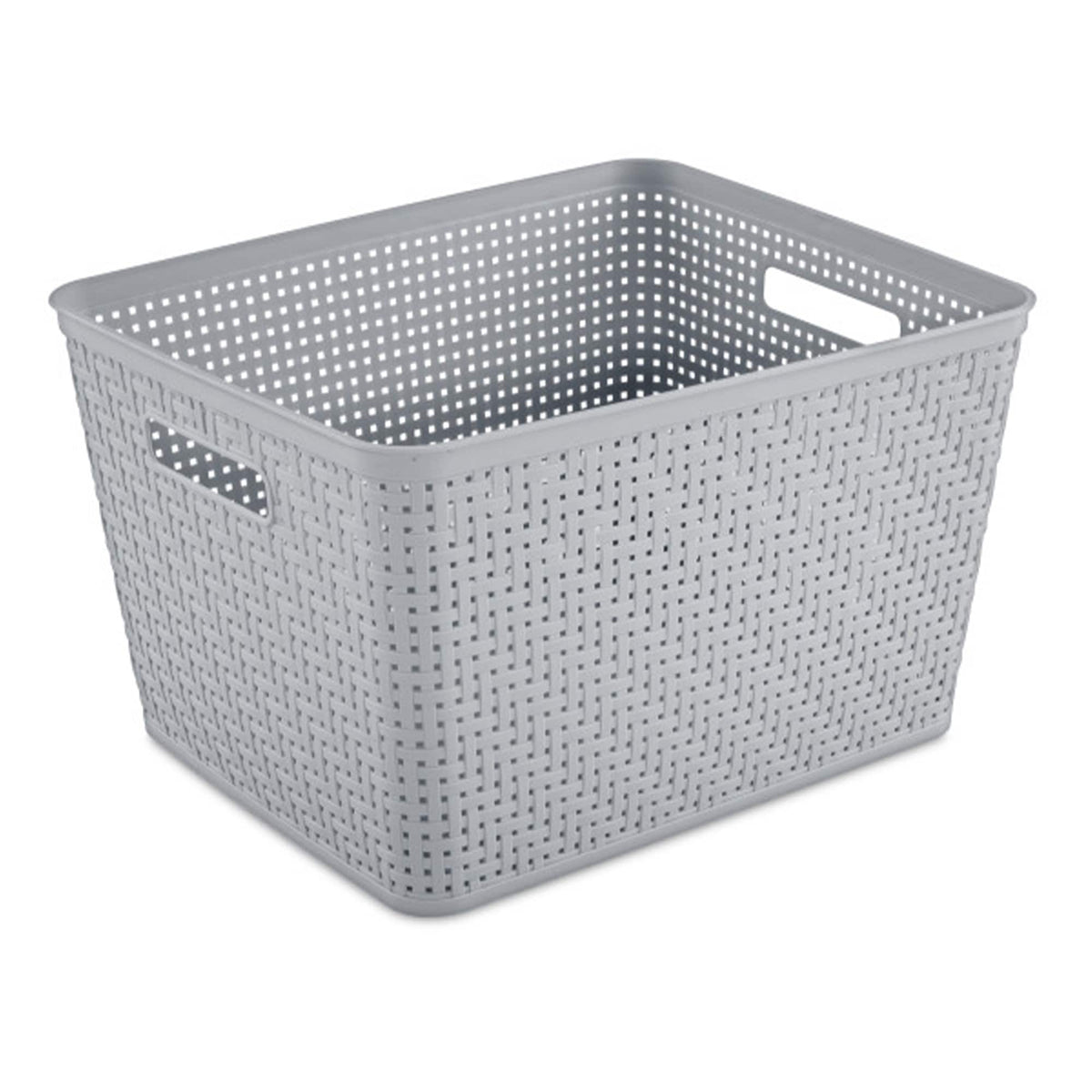 Sterilite - 14"Lx8"H Woven Rectangular for Home Organization (6 Pack) - Tall Basket