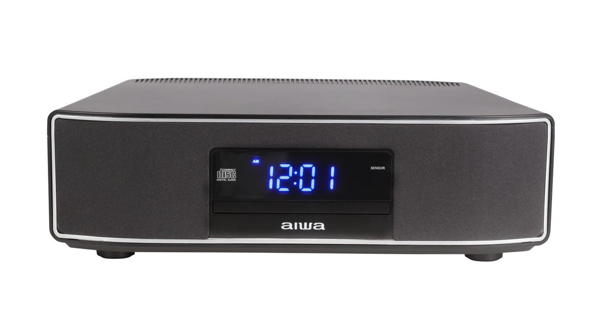 Aiwa - Exos Home Bluetooth Speaker with CD Player - Black