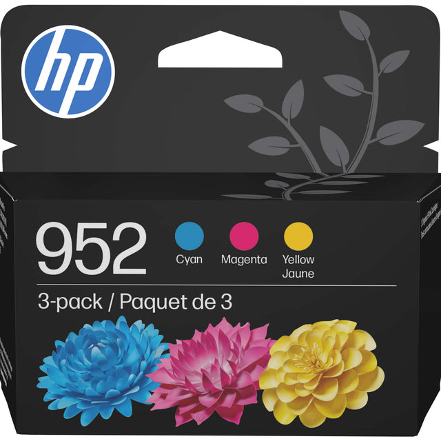 hp 952 Cyan Magenta Yellow Jaune 3-pack / Paquet de 3