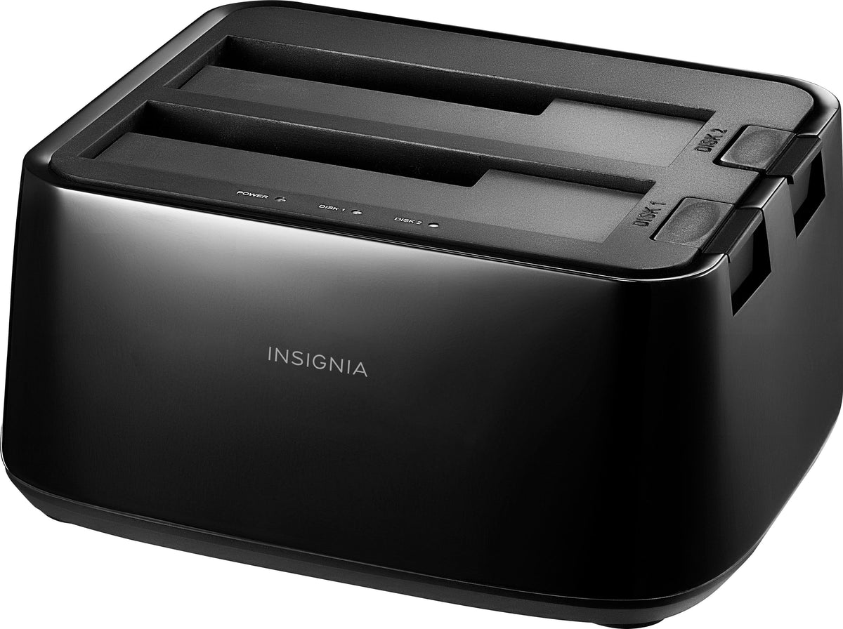Insignia™ - 2-Bay HDD docking station