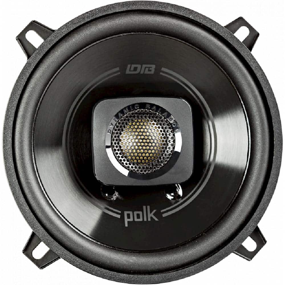 Polk Audio - DB+ Series 5-1/4" 2-Way Coaxial Speakers with Polypropylene UV Tolerant Cones (Pair) - Black