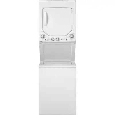 GE - 2.3 Cu. Ft. Top Load Washer and 4.4 Cu. Ft. Gas Dryer Laundry Center