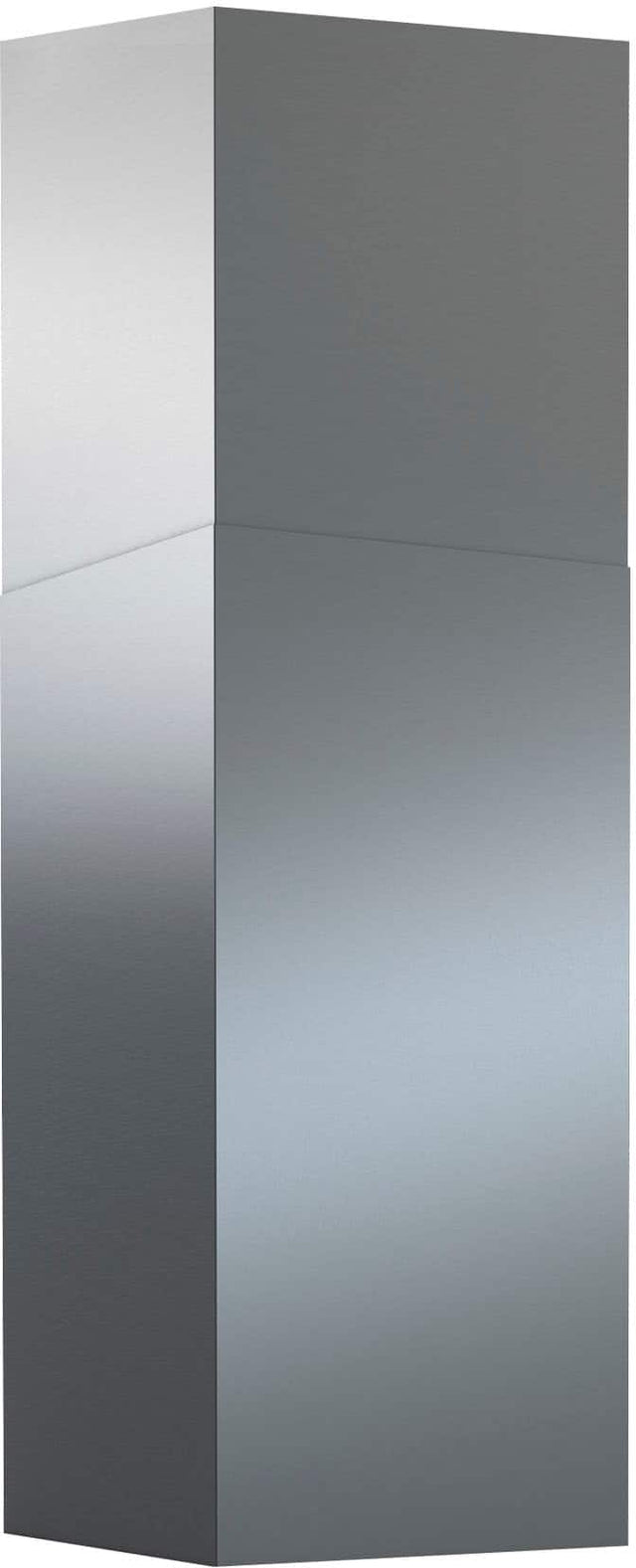 Front. Zephyr - Duct Cover Extension for ZOM - Black Stainless Steel.