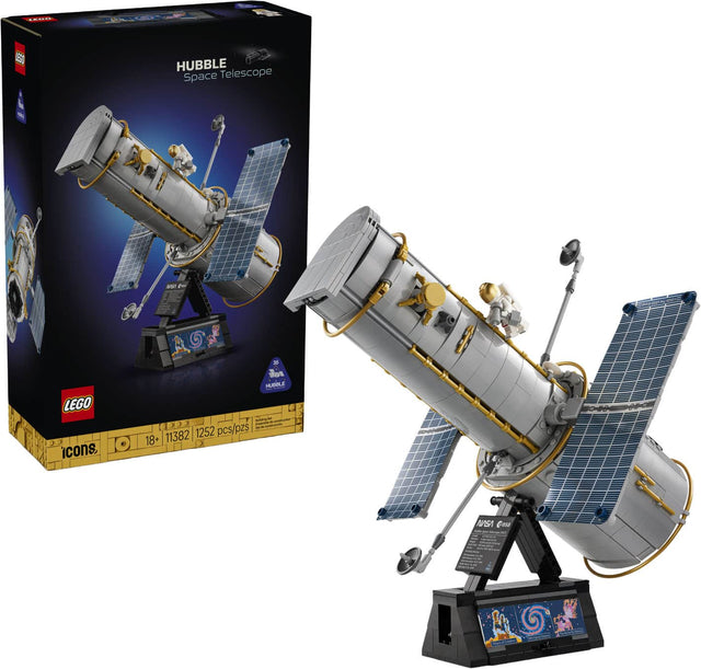 LEGO Hubble Space Telescope  
LEGO Icons  
19+  
11382  
1252 pcs/pzs