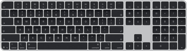 esc
F1
F2
F3
F4
F5
F6
F7
F8
F9
F10
F11
F12
F13
F14
F15
F16
F17
F18
F19
` 1
@ 2
# 3
$ 4
% 5
^ 6
& 7
* 8
( 9
) 0
- -
+ =
Q
W
E
R
T
Y
U
I
O
P
{ [
} ]
|
7
8
9
-
A
S
D
F
G
H
J
K
L
: ;
" "
Z
X
C
V
B
N
M
, <
. >
/ ?
fn
control
option
command
command
option
control
0