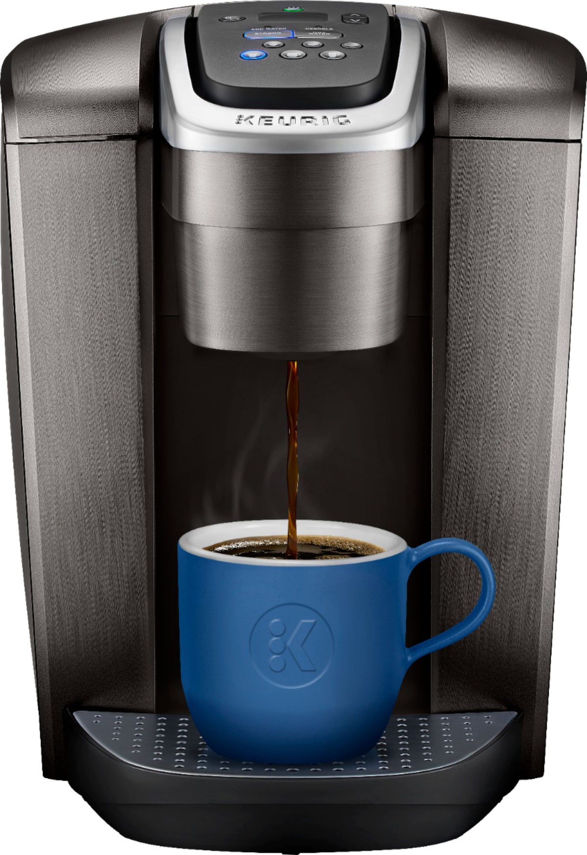 Keurig - K-Elite Single-Serve K-Cup Pod Coffee Maker - Brushed Slate