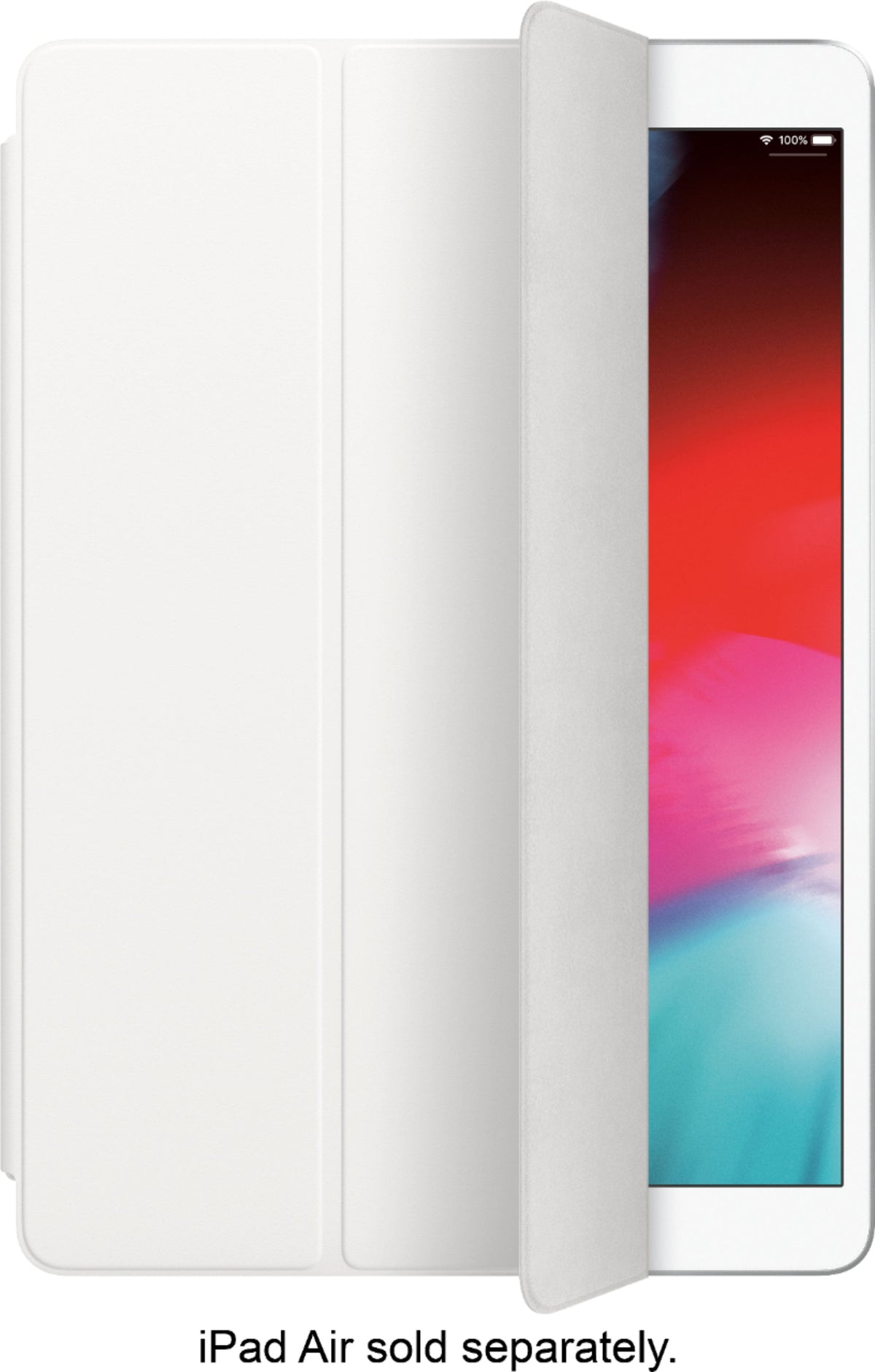 Apple - Smart Cover for Apple® 10.5" iPad® Pro and iPad® Air and 10.2 (7th Generation 2019 and 9th Generation 2021) - White
