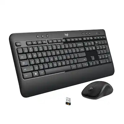 Logitech - MK540 Full-size Advanced Wireless Membrane Keyboard and Mouse Combo for PC