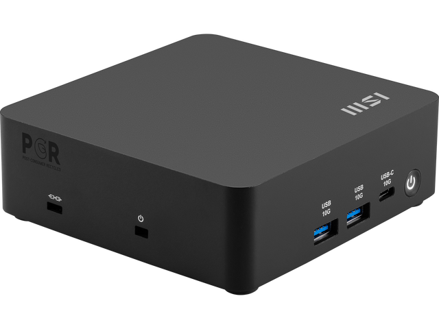 PGR  
POST-CONSUMER RECYCLED  

MSI  

USB 10G  
USB 10G  
USB-C 10G