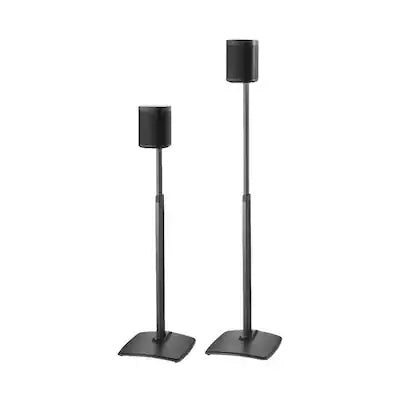 Sanus - Adjustable Height Speaker Stands for Sonos One, PLAY:1 and PLAY:3 Speakers (Pair)