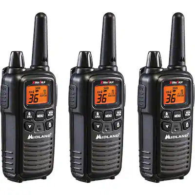 Midland - 30-Mile, 36-Channel FRS/GMRS 2-Way Radios (3-Pack)