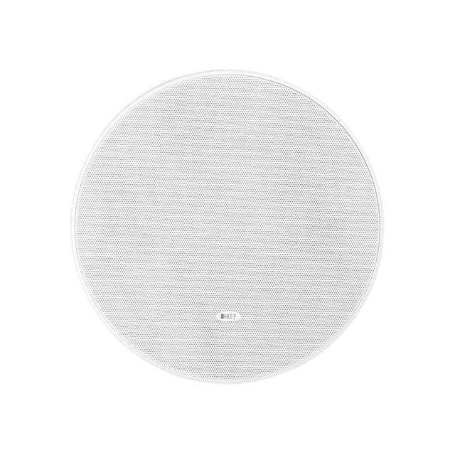 Front. KEF - 8" Passive Subwoofer - White.