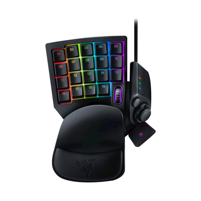 Front. Razer - Tartarus V2 Wired Gaming Mecha-Membrane Keypad with Chroma Back Lighting for Mac and Windows - Black.