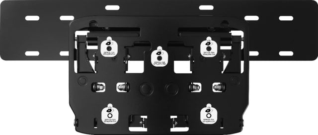 Front. Samsung - No Gap Wall Mount for Samsung 75" Q Series TVs - Black.