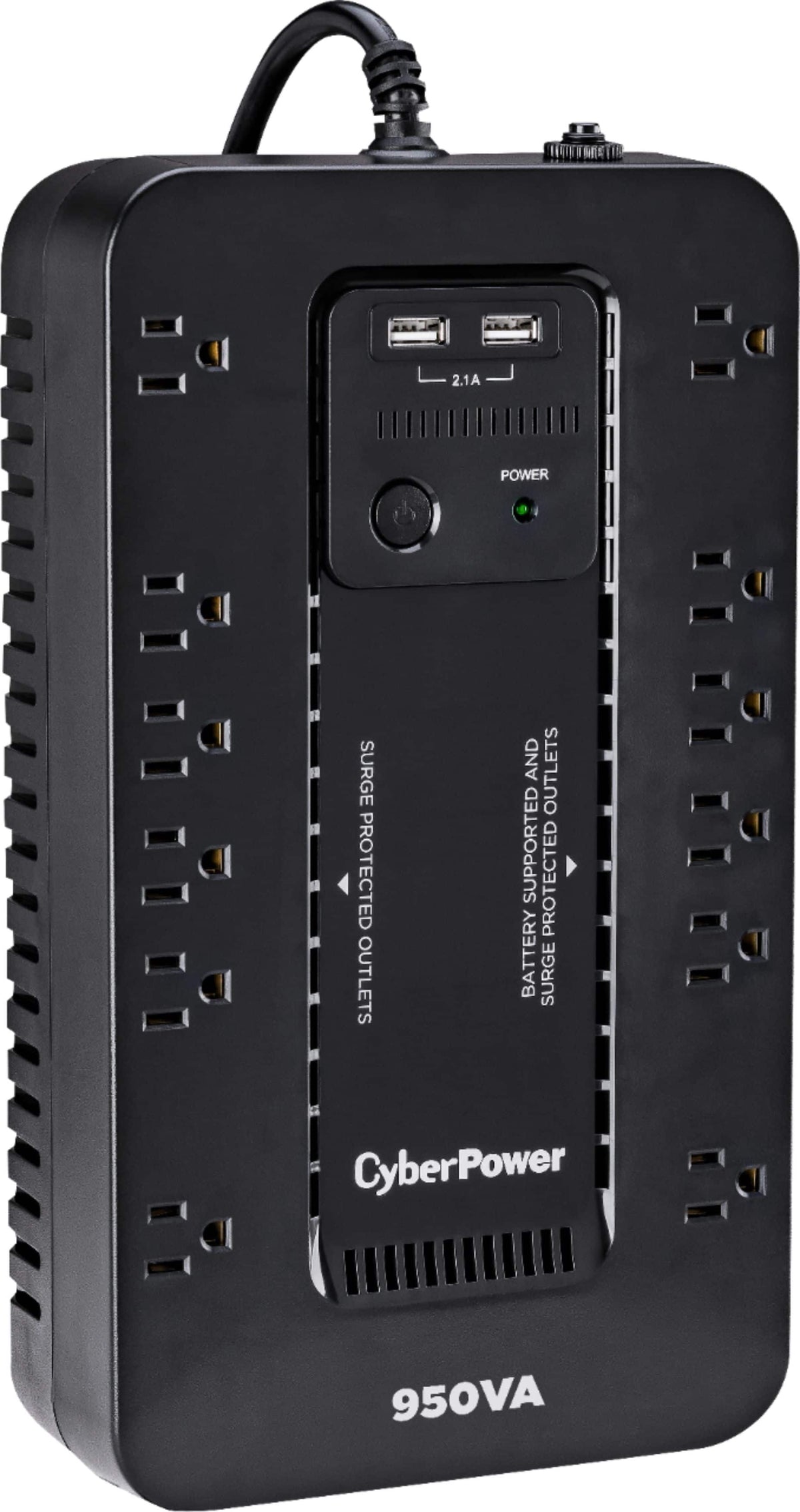CyberPower - 950VA Battery Back-Up System - Black