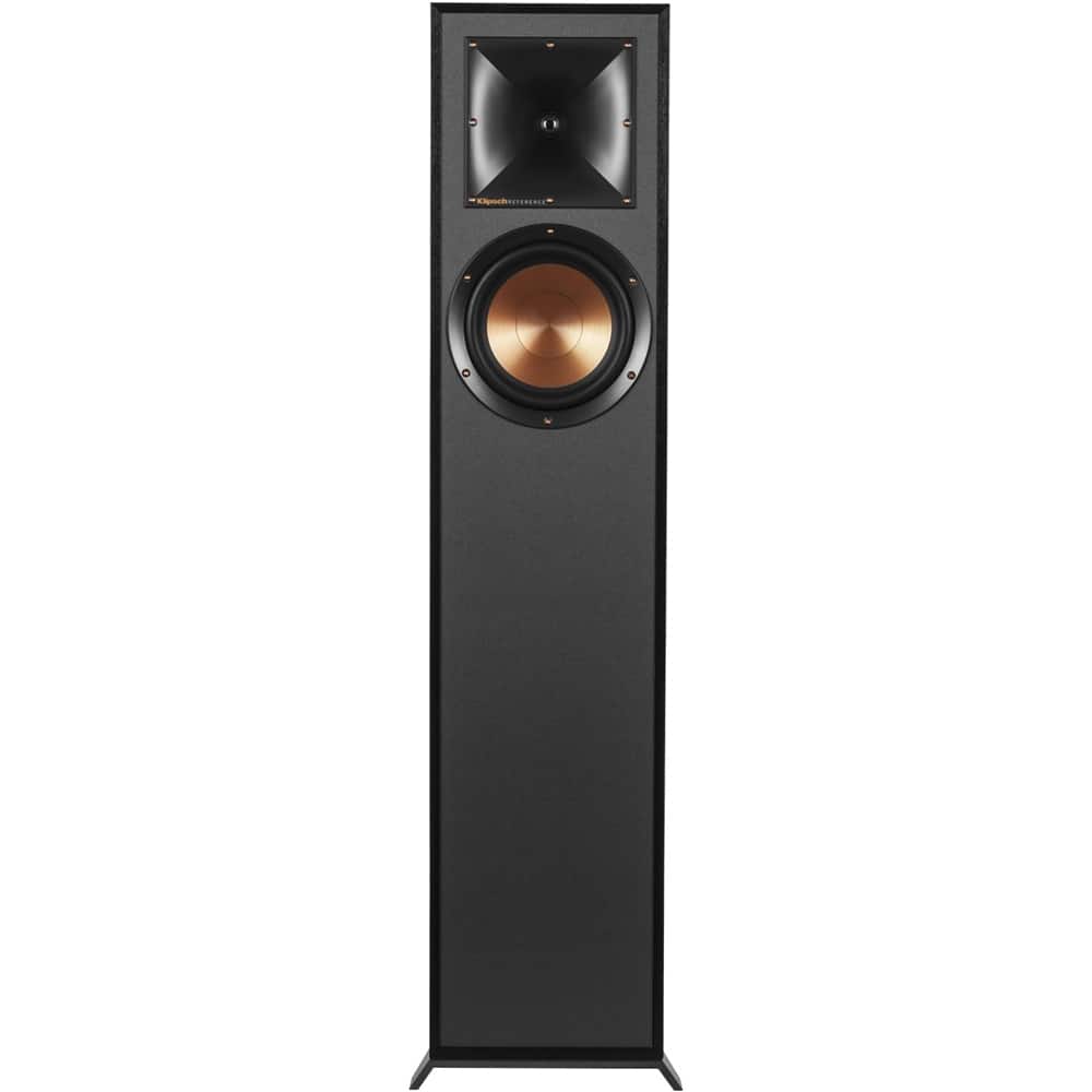 Klipsch - Reference Series 6-1/2" 340-Watt Passive 2-Way Floor Speaker (Each) - Black