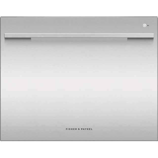 Front. Fisher & Paykel - 24" Front Control Tall Tub Built-In Dishwasher - Stainless Steel.