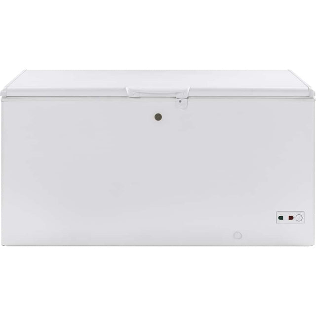 Front. GE - 15.7 Cu. Ft. Chest Freezer - White.