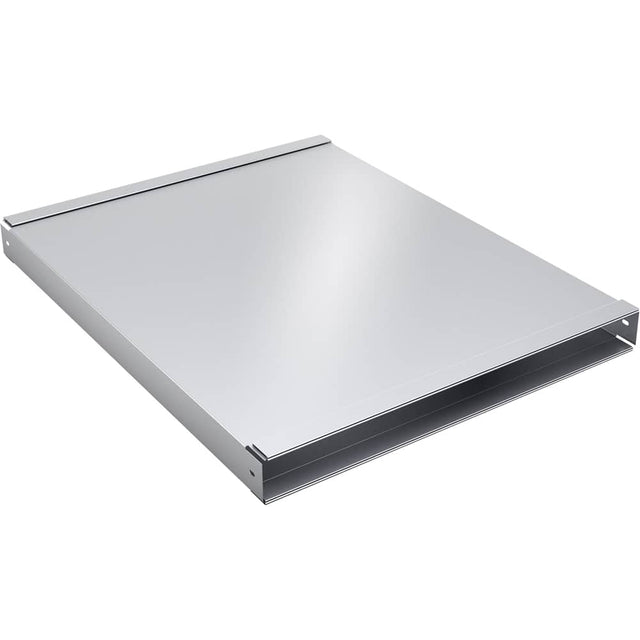 Front. Bosch - Duct Channel for Select Bosch Downdraft Hoods - Silver - Stainless Steel.