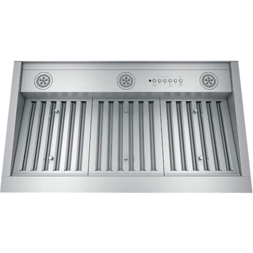 GE - 36 inches - Externally Vented & Recirculating - Range Hood Insert - Stainless Steel