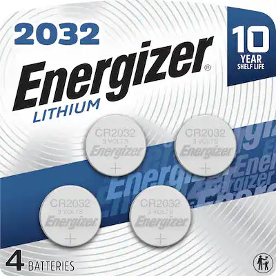 Energizer - 2032 Batteries (4 Pack), 3V Lithium Coin Batteries