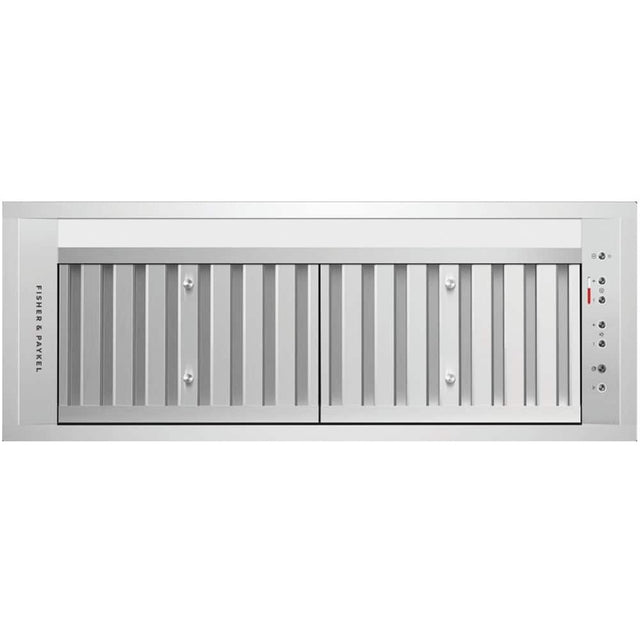 Front. Fisher & Paykel - 29" Externally Vented Range Hood - Stainless Steel/Aluminum.
