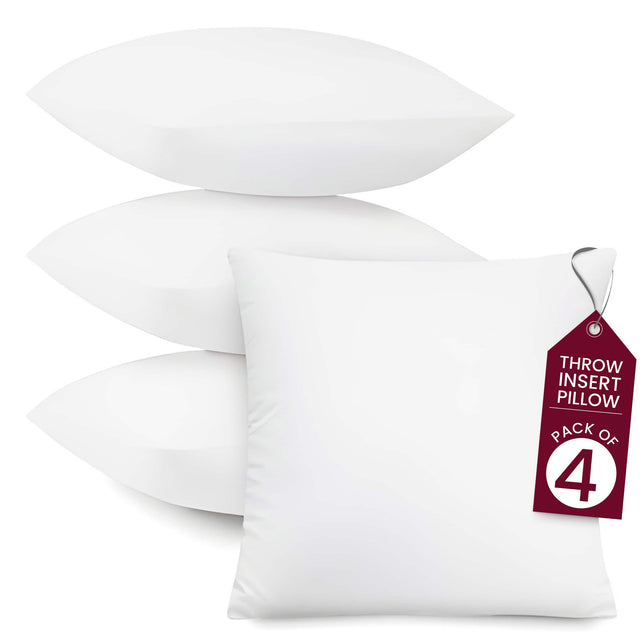 Throw Insert Pillow Pack of 4