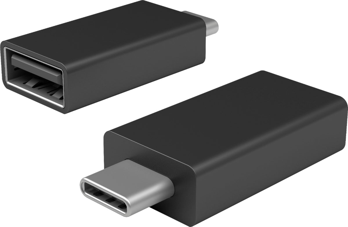 Microsoft - Surface USB-C-to-USB Adapter - Black