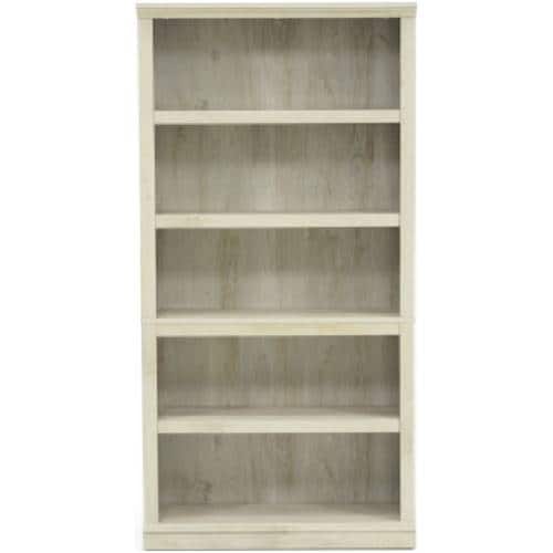 Front. Sauder - Select 5-Shelf Bookcase - Chalked Chestnut.