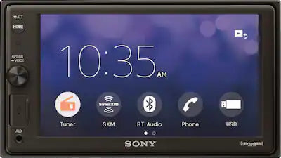 Sony - 6.2" - Apple CarPlay - Built-in Bluetooth - In-Dash Digital Media Receiver