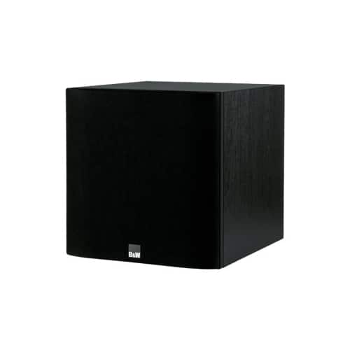 Front. Bowers & Wilkins - 600 Series 10" 200W Powered Subwoofer - Matte Black.