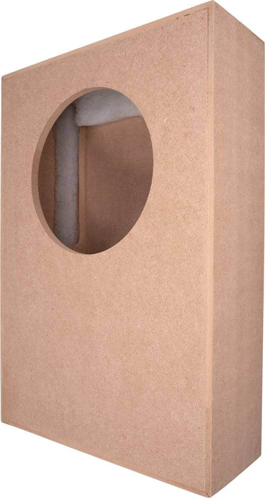 Front. Sonance - MEDIUM ROUND ACOUSTIC ENCLOSURE - Visual Performance Enclosure for Select 6.5" In-ceiling Speakers (Each) - Unfinished Wood.
