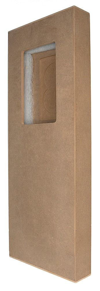 Front. Sonance - MEDIUM RECTANGLE ACOUSTIC ENCLOSURE - Enclosure for Select Visual Performance 6.5" Speakers (Each) - Unfinished Wood.