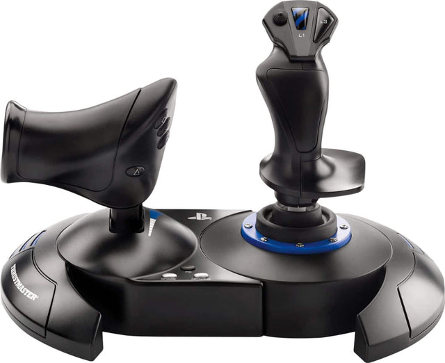 Front. Thrustmaster - T.Flight Hotas 4 for PlayStation 4, PlayStation 5, and PC - Black.