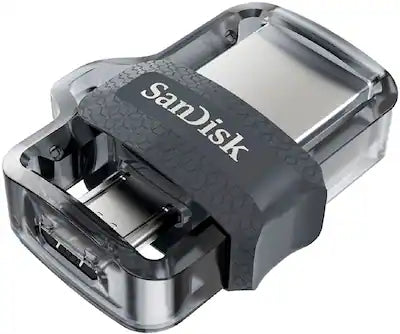 SANDISK - Ultra 32GB USB 3.0, Micro USB Flash Drive