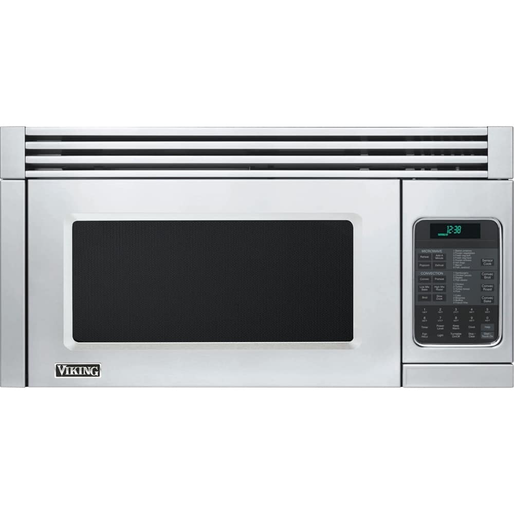 Viking - 1.1 Cu. Ft. 5 Series Convection Over-the-Range Microwave with Sensor Cooking - Stainless Steel