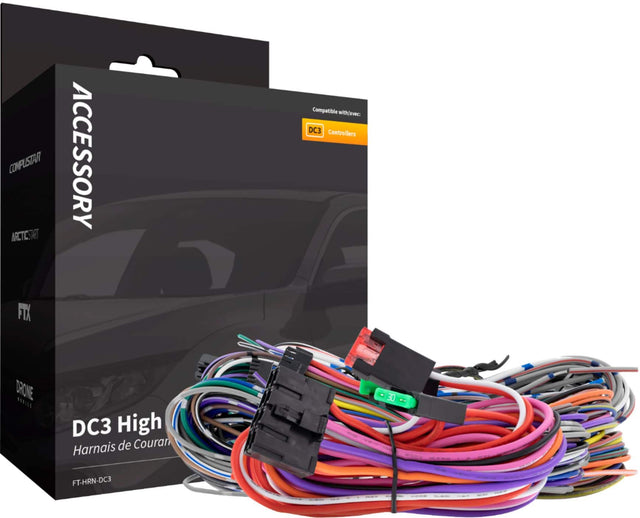 Front. Compustar - Hardwire Installation Kit for RS1B-DC3 - Black.
