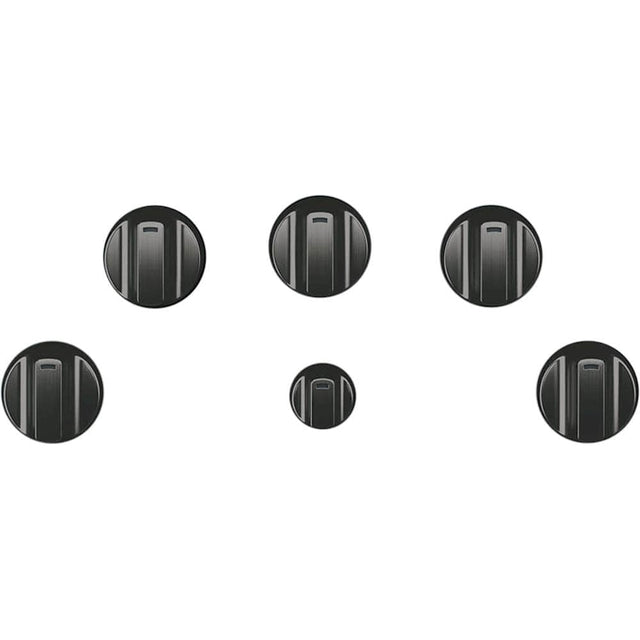 Front. Café - Control Knob for Electric Cooktops - Brushed Black.