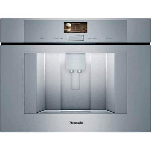 Front. Thermador - Espresso Machine with 19 bars of pressure, Milk Frother and App Controlled - Stainless Steel.
