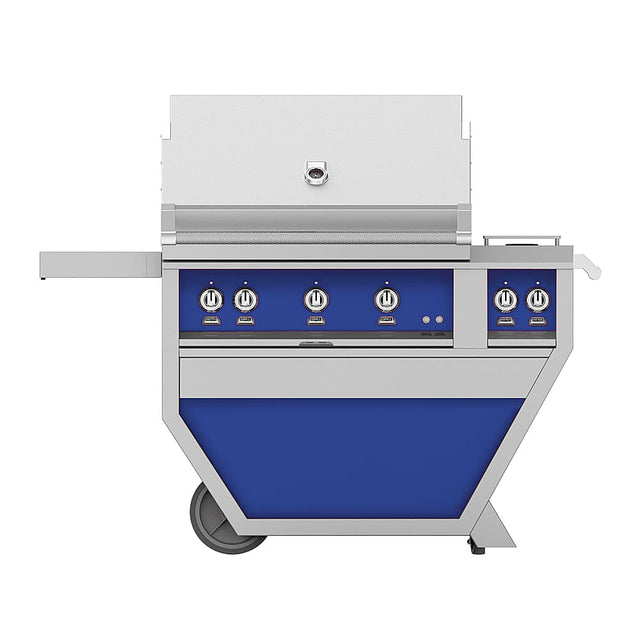 Alt View 12. Hestan - Deluxe Gas Grill - Blue.