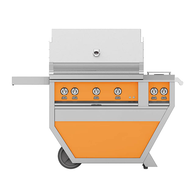 Alt View 12. Hestan - Deluxe Gas Grill - Orange.