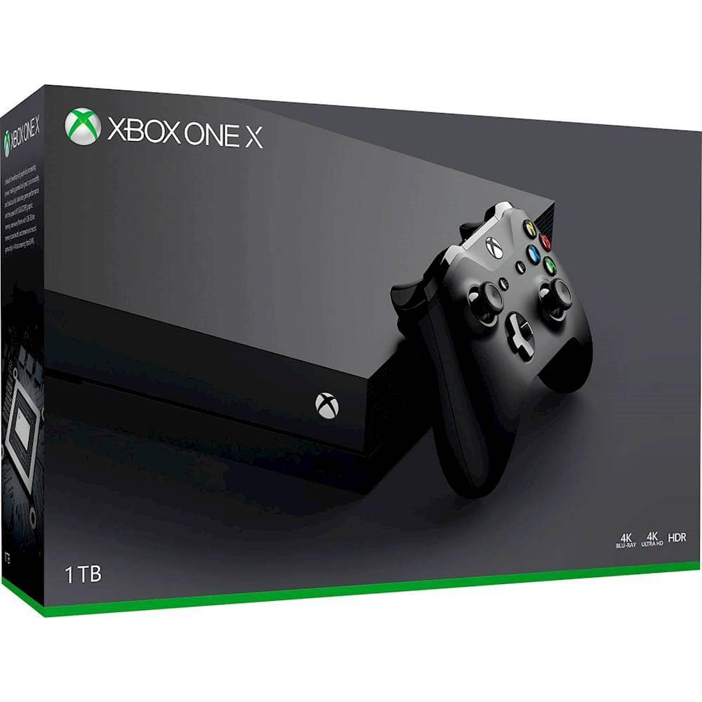 Geek Squad Certified Refurbished XBOX One X 1TB Console with 4K Ultra Blu-ray